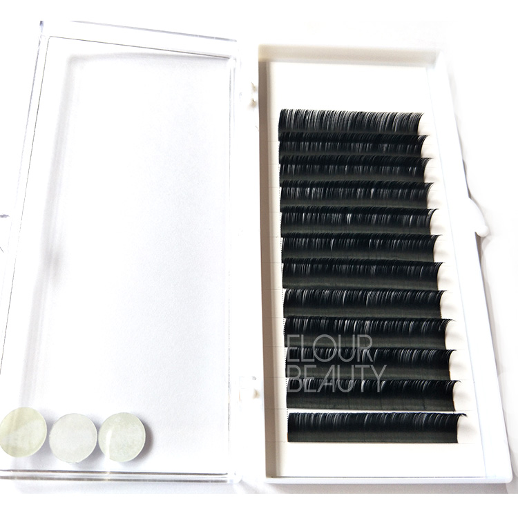 Y-tip cashmere matte ellipse flat eyelash extension wholesale China EL30